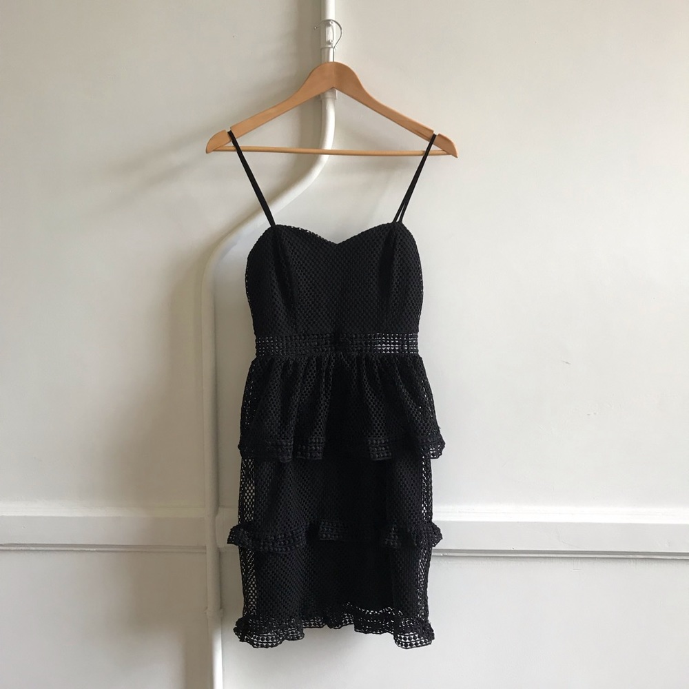 Mystic Los Angeles Black Cocktail Dress